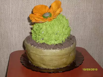 Торт цветочный бум