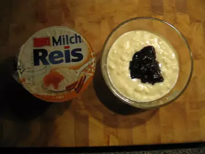 Рисовый ванильный десерт