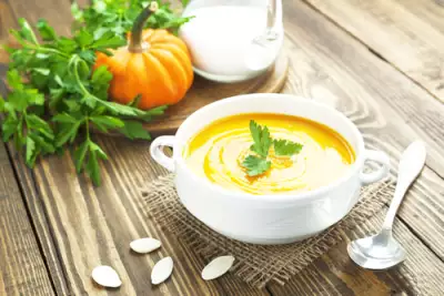 Диетический тыквенный крем-суп очень полезный