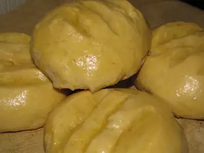 Хлебцы из теста картофельной фокаччи