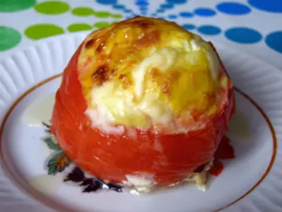 Яичница в помидоре (вариант)
