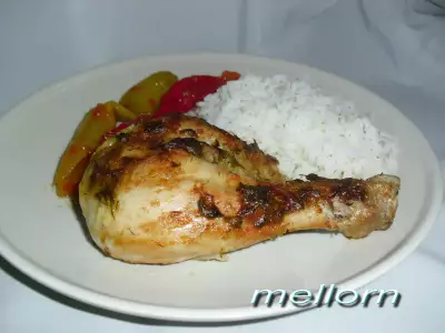 Курица в горчично-укропном соусе