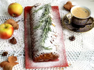 Медовый кекс с яблоком «запах рождества» для фрау светы