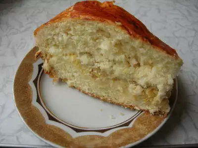 Дрожжевой пирог с начинкой из капусты. видео