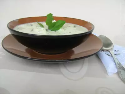 Сырно-молочный суп "гадазелили"