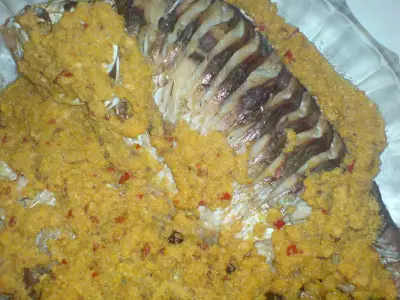 Рыба в икряном соусе