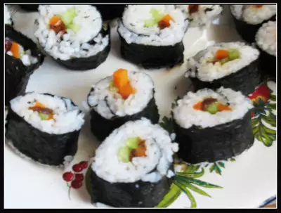 Вегетарианские суши-маки