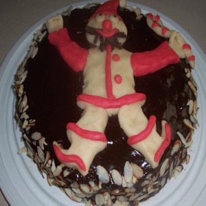 Торт гномик рождественский