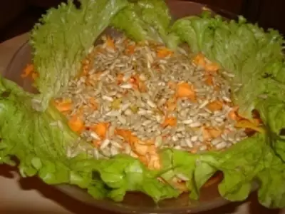 Салат "цитрусовая морковь"