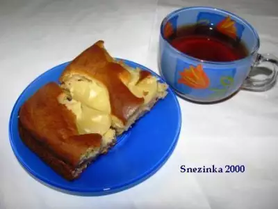 Творожно-ананасовый пирог (вариант)
