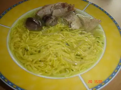 Суп «лапша домашняя»(жёлтая)