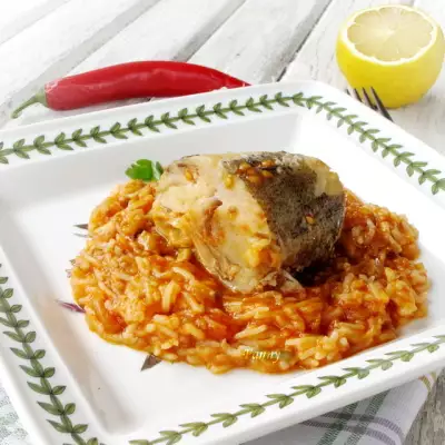 Рыба с рисом по-тунисски