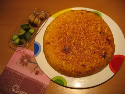 Тачин рисовый пирог с курицей