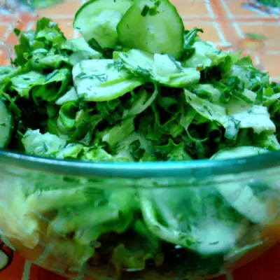 Зелёный, зелёный салат