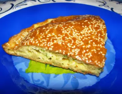 Сырный кекс с петрушкой, кунжутом и розмарином