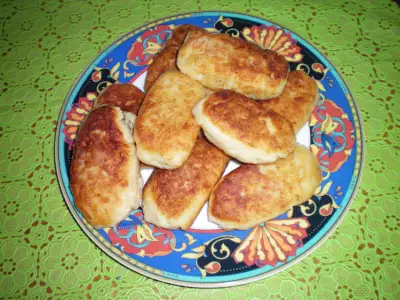 Картофельнае пирожки с фаршем