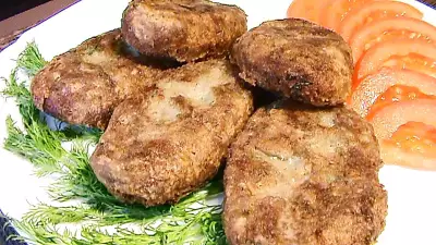 Котлеты из гречки с грибами (постное блюдо)