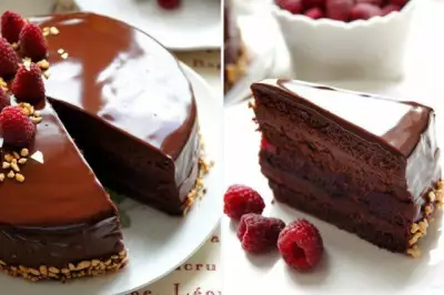 Торт «Малиново-шоколадный трюфель»