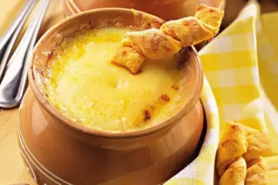 Луковый суп по-французски с сыром и гренками