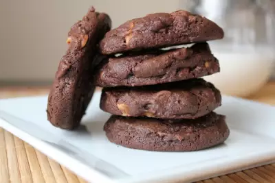 Быстрое шоколадное печенье в духовке