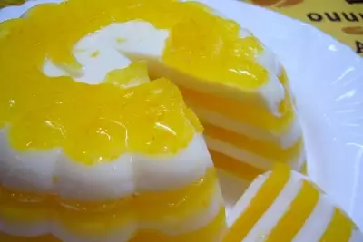 Красивый десерт «Апельсиновое чудо»