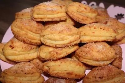 Творожное печенье «Поцелуйчики» в духовке фото