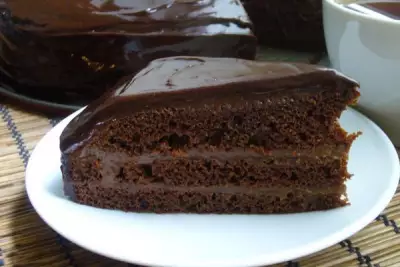 Шоколадный торт «Негр» по-домашнему