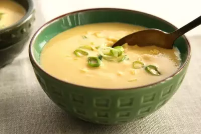 Легкий сырно-кукурузный суп
