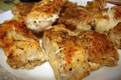 Куриное филе запеченное под соусом амаретто