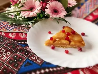 Французский яблочный тарт-перевертыш