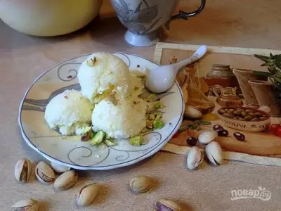 Итальянское мороженое с оливковым маслом