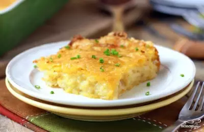 Картофельная запеканка с сыром в духовке