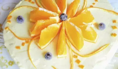 Торт "Апельсиновый рай"