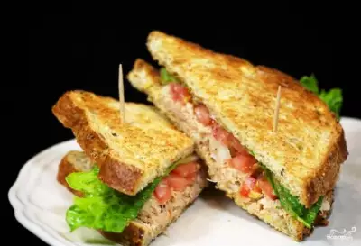 Сэндвичи с салатом из тунца