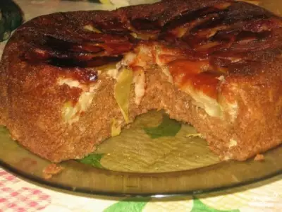 Пирог с яблоками в мультиварке "Панасоник"