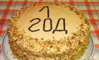 Торт на день рождения девочке 1 год