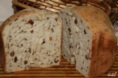 Хлеб с сухофруктами в хлебопечке