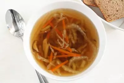 Суп с шиитаке