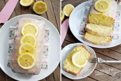 Простой лимонный кекс