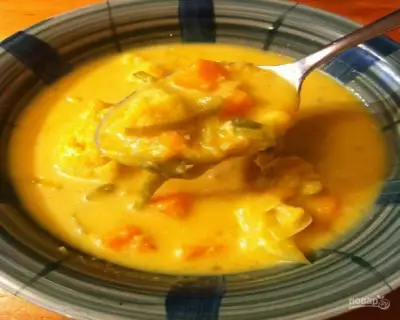 Суп из цветной капусты с рисом