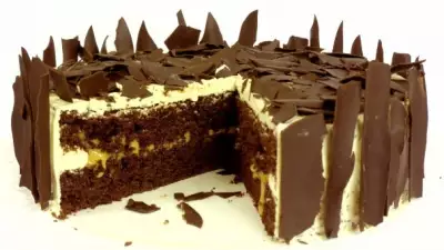 Торт шоколадно-карамельный