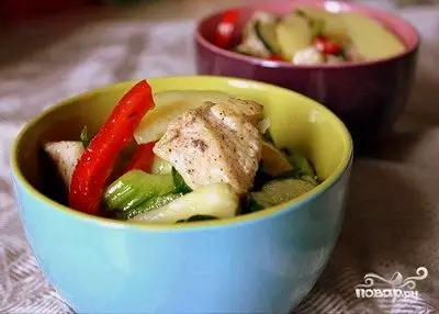 Салат с картофелем и курицей
