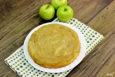 Перевернутый яблочный пирог