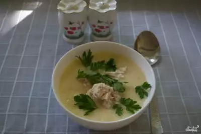 Грузинский суп с курицей