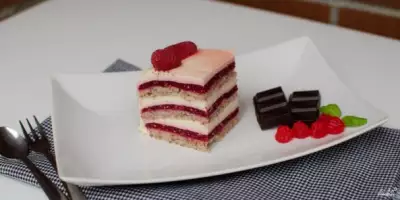 Малиновый торт