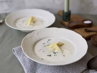 Крем-суп из белой спаржи
