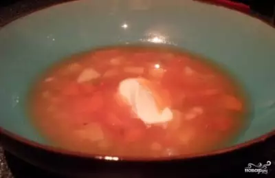 Фасолевый суп в мультиварке редмонд