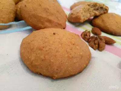 Печенье яичное с орехами