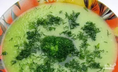 Суп из цветной капусты постный