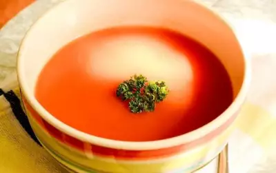 Зимний суп из помидоров